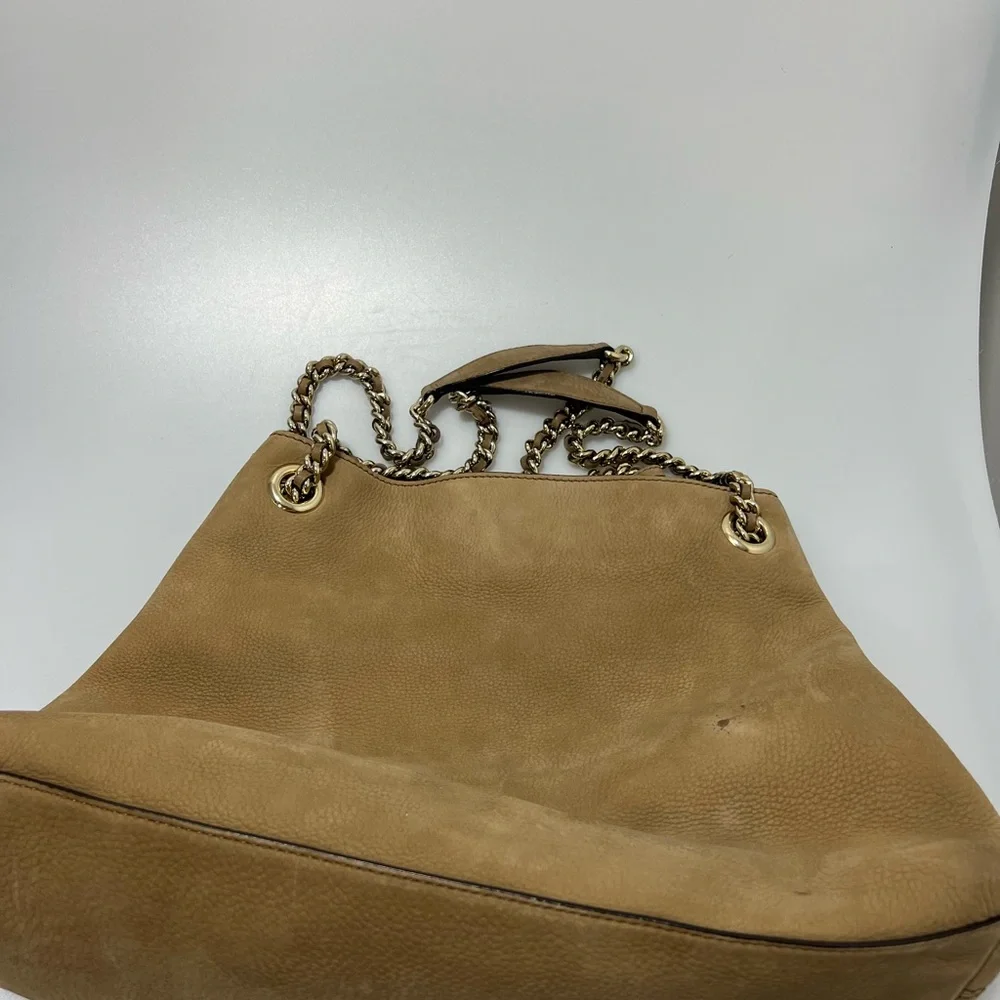 Gucci Soho Chain Logo Tote Bag Brown - Picture 4 of 10